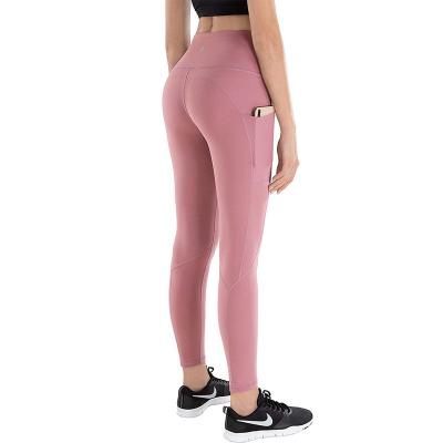 China Factory-Supply Breathable Butt Legging Yoga Panties Gym Legging Women Compression Yoga Gaiters With Pockets Sportswear Gym Fitness Wear for sale