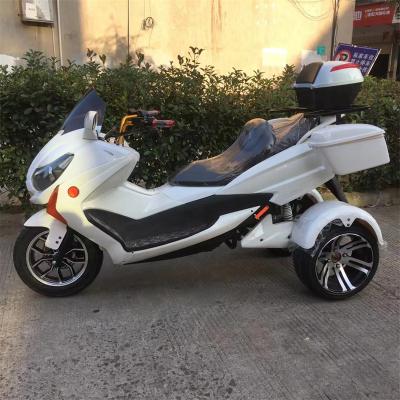 China Passenger Christmas Gift Model CP 3 0 Good Looking Electric Tricycles 1500W 72V45AH Adults Max Light Body OEM Double Seat Citycoco for sale