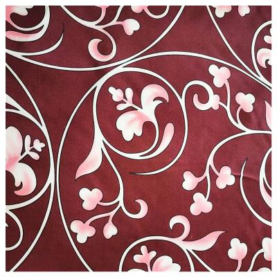 China Breathable factory prices100%polyester scattered tree branches printed painting abstract designs bedsheet fabric for home textile for sale