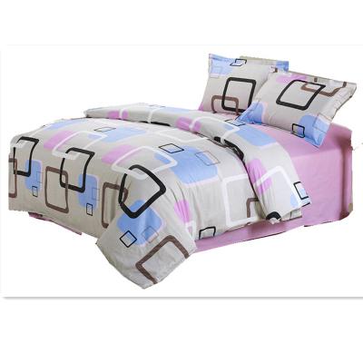 China Geometry printing polyester microfirber bed sheet breathable dispersed fabric for hometextile / beddingsets for sale