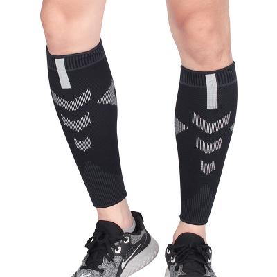 China Comfortable Sports Shin Guards Knitted Breathable Outdoor Soccer Basketball Shin Guards Compression Pressure Sock Guards for sale