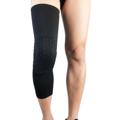 China Comfortable Sports Safety Mountain Bike Full Leg Sleeves For Knee Pain With Patella Gel Pads for sale