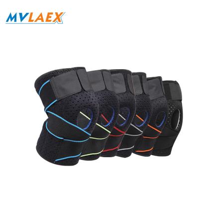 China Pain Relief Knee Brace Sports Neoprene Adjustable Compression Shock Absorption and Open Knee Support for sale