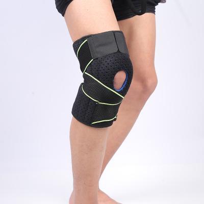 China Shock Absorption And Adjustable Silica Gel 4 Springs Stabilizer Knee Braces For Knee Pain for sale