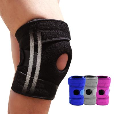 China Adjustable Support Knee Protector Mountain Bike Sports Safety Hinge Shock Absorption and Retraining Knee Brace for sale