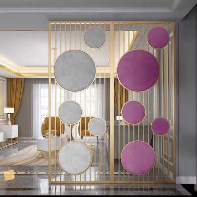 China Europe Residential Hotel Room Divider Decorative Metal Screen Panel For Privacy Screen for sale