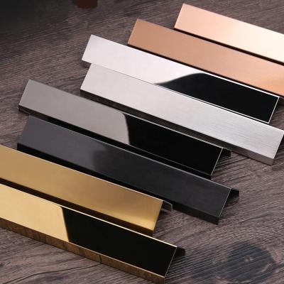 China Modern Decorative Mirror Stainless Steel Metal Corner Protector For Wall Edge for sale