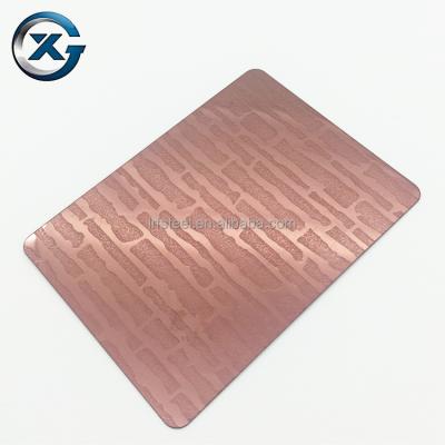 China Original Architectural Decoration Stainless Steel , Embossing Stainless Steel Linen Sheets for sale