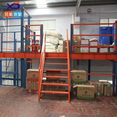 China Corrosion protection products shelf factory hot sale can bear 500kg per square steel and wood loft shelf for sale