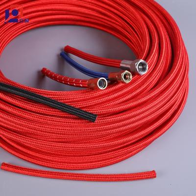 China Various Heat Resistant Specifications Custom Cotton Over Braided Assembly Hose Fuel Hose Weight for sale