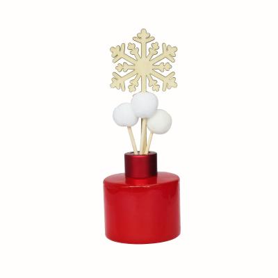 China Christmas Reed Diffuser Wooden DIY Topper Tubular Alternative Sticks for sale