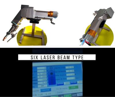 China Customized Handheld Welding Head , Double Motor 1000w Fiber Laser Head for sale