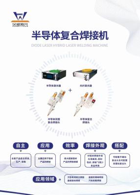 China Hybrid-Schweißmaschine mit Diodenlaser-Faserlaser zu verkaufen