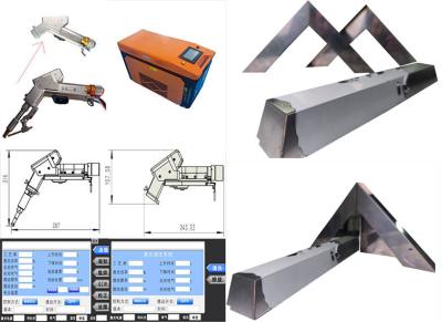 China Handheld aluminium laser lassen machine 1500W Voor het reinigen van aluminium legering lassen Te koop