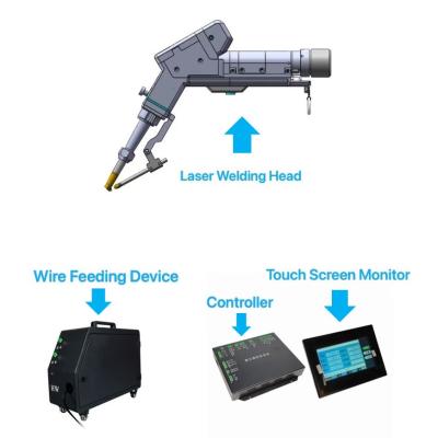 Chine Machine de soudage laser portative à fibre compacte avec 4 modes de fonctionnement et 220v de tension d'entrée à vendre