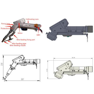 China Versatile handheld 3-in-1 lasersweismachine voor lassen / snijden en reinigen Te koop