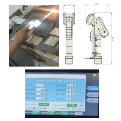 Κίνα 2000W Handheld Single Motor Laser Cleaning Machine with QBH Fiber Connector προς πώληση