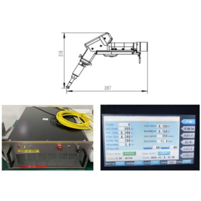 Chine Machine de soudage laser à moteur unique portatif de 1500 W avec modes de sortie laser multifonctionnels à vendre