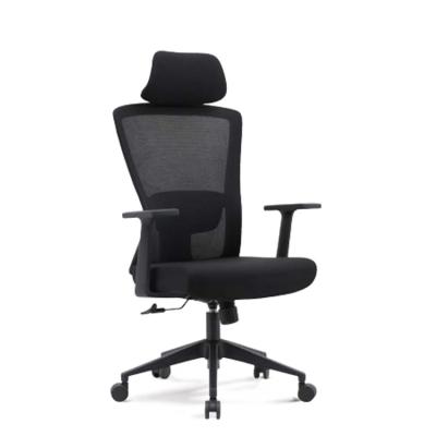 China (Size) New Black Modern Adjustable Fabric Executive Office Task Chair for sale