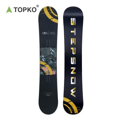 China Snow Plowing TOPKO Logo Snow Boarding Ski Plastic Custom Made Wholesale Forest Ski Board Set for sale