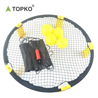 China TOPKO Toy Play Around Beach Play Net Set, Durable Play Net, 3 Balls and Pump, Outdoor Lawn Yard Game for All for sale