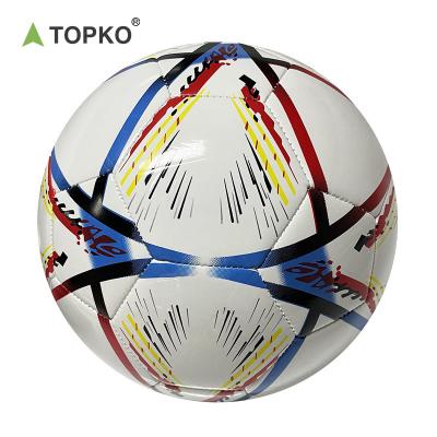 China High Quality Practice Exercise Football Soccer Ball PU PVC/PU TOPKO PVC Indoor Outdoor Sports Soccer Ball for sale