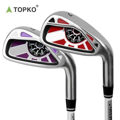 China Carbon Shaft (High Quality Hardness Carbon Shaft Golf r) TOPKO Clubs For Men Universal Rubber Grip Golf Clubs for sale