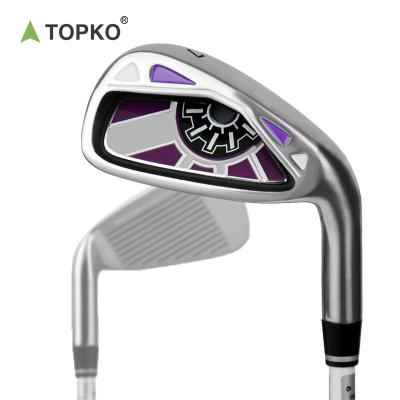 China Carbon shaft (hardness r) TOPKO High Quality Carbon Shaft Golf Clubs for Men Rubber Grip Universal Golf Clubs for sale