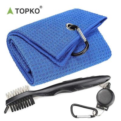 China Hot Selling TOPKO Portable Golf Clean Accessories Golf Cleaning Kit for sale