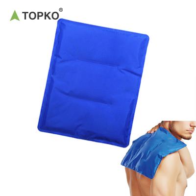 China Cloth cover + nylon spin topko hot and cold cold pack gel compress compress nylon cold ice bag for sale