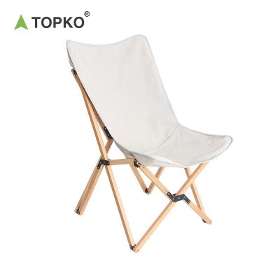 China TOPKO modern outdoor portable reclining foldable foldable metal relax beach recliner chairs for sale