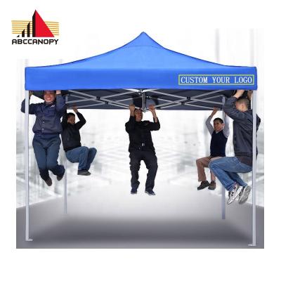 China UV-Resistant Outdoor 3x3 Folding Gazebo Tent Pop Up Canopy Gazebo Trade Show Tent Movable For Event for sale