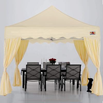 China Easy To Assemble Patio Pop Up Canopy Tent With 10x10 Curtain Gazebos Event Tent for sale