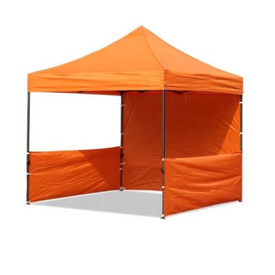 China Unpatterned With Sidewalls 10x10ft Flat Surface Folding Canopy Tent Pop Up Canopy Trade Show Tent for sale