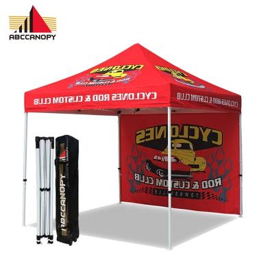 China 99% ABCCANOPY UV-Resistant FREE SHIPPING Custom 10x10 Outdoor Canopy With Back Wall For Trade Show Event for sale