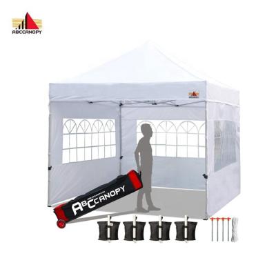 China Custom Printed Canopy Tents Canopy 10x10 Window Canopy Designs EZ-Up Commercial / Home Outdoor Tent for sale