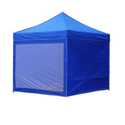 China Blue Canopy 10X10 UV-Resistant Tent With Mesh Walls Screen Room for sale