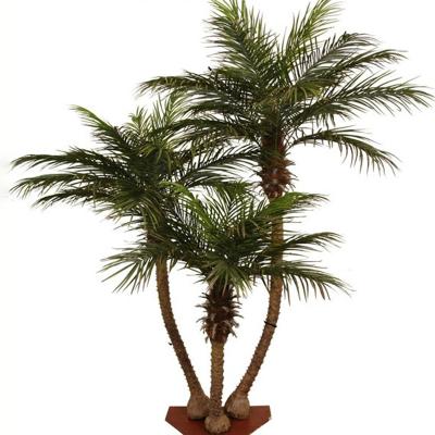 China Durable Customized Outdoor Artificial Plastic Plants Garden Coconut Tree Hotel Indoor Decoration for sale