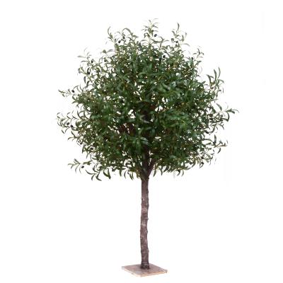 China Decorative Artificial Tree Olive Tree Plants Quality Eco-Friendly Wholesale Handmade Decorative Plant Silk for sale