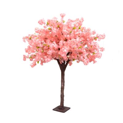 China Eco-friendly Pink Artificial Tree GSCT011 Indoor Decorative Cherry Blossom Tree For Wedding for sale