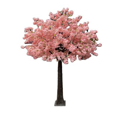 China 2.5m Tall Eco-friendly Tree For Indoor Decoration Wedding Pink Cherry Blossom Tree Artificial for sale