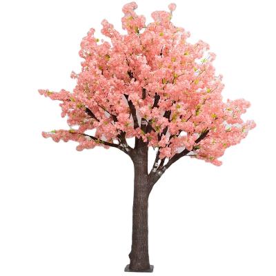 China Eco-friendly Pink Sakura Tree 2.8m Artificial Cherry Blossom Tree For Wedding Decoration for sale