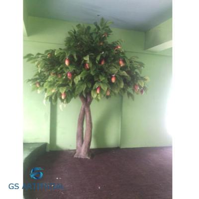 China Artificial Alphonso Mango Tree Plant Eco-friendly Decoration Fruit Tree for sale