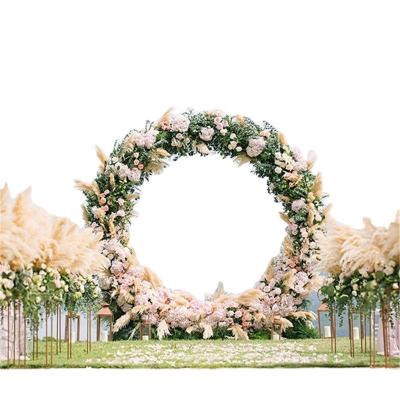 China Hot Sale Eco-friendly Cheap Flowers Decoration Backdrop Wedding Artificial Flower Backdrop GSHH001 for sale