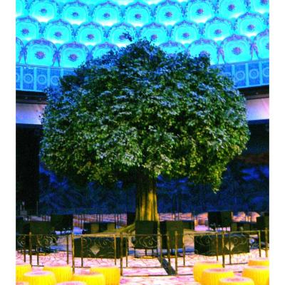 China Eco-friendly Wholesale Artificial Bodhi Banyan Tree Bonsai Leaf Plant Tree for sale