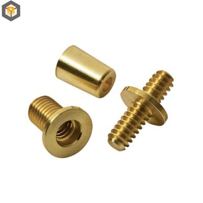 China Small 5 Axis CNC Brass Parts Custom by 2D/3D/Drawing for Metal Machining Services for sale