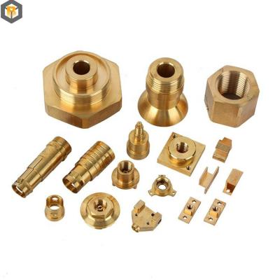 China Copper Alloy CNC Machine Part Customized by 2D/3D/drawing for Precision Lathe Casting for sale