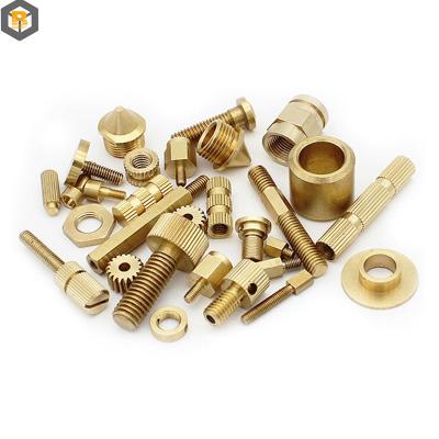 China OEM Customized Polished Alloy Precision Mechanical Products CNC Brass Parts Spare Part for sale