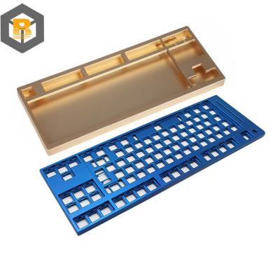 China Tastatur CNC-Bearbeitung Mechanische Tastaturgehäuse für OEM-Aluminium-CNC-Maschinenteile zu verkaufen