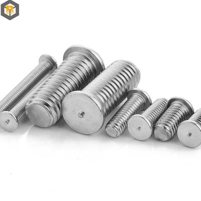 China Stainless Steel Three Spot Weld Screw Special Head Screw Machine Part Polished Finish for sale